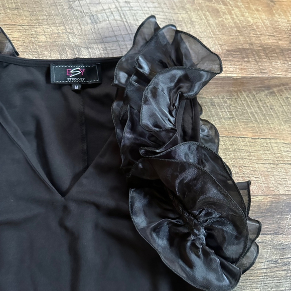 Women's ESY Studio EY Top Size M Black - Picture 3 of 6